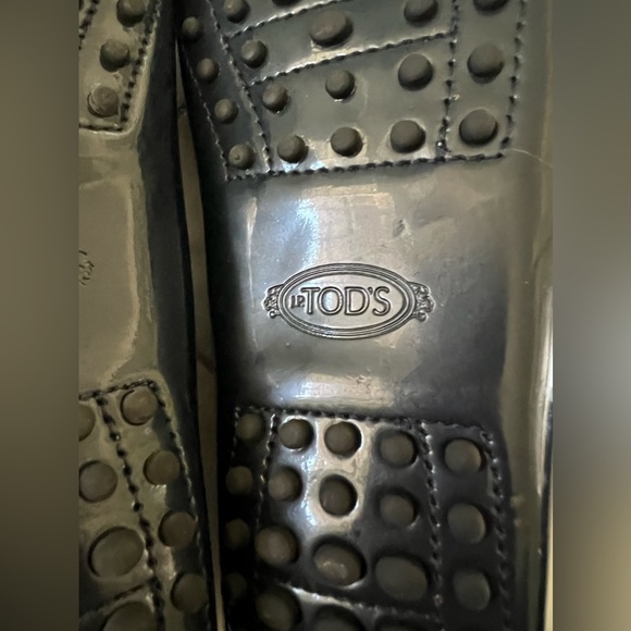 Tod’s navy patent leather driving penny loafers - Picture 6 of 10